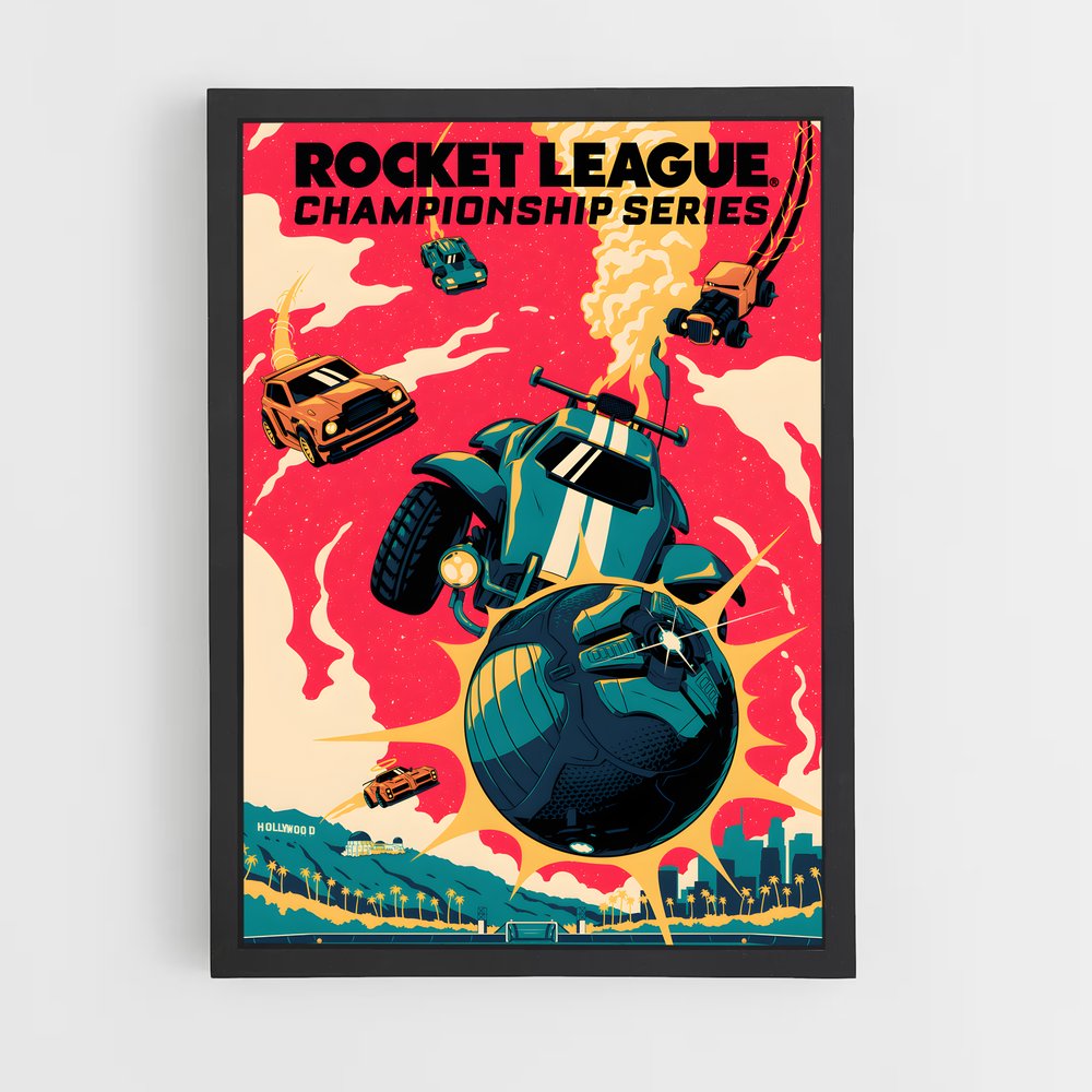 Affiche Rocket League (vue 2)