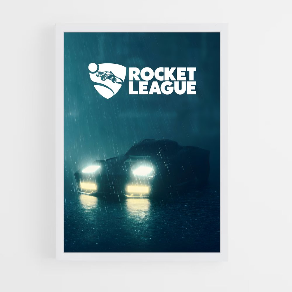 Poster Pluie Rocket League (vue 3)
