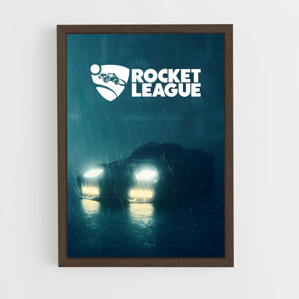Poster Pluie Rocket League (vue 5)