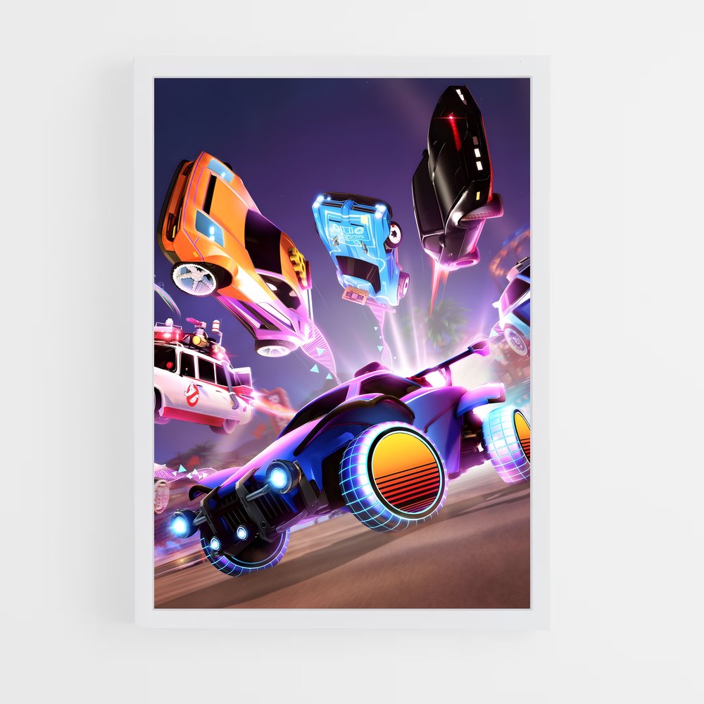 Poster Rocket League Design (vue 3)