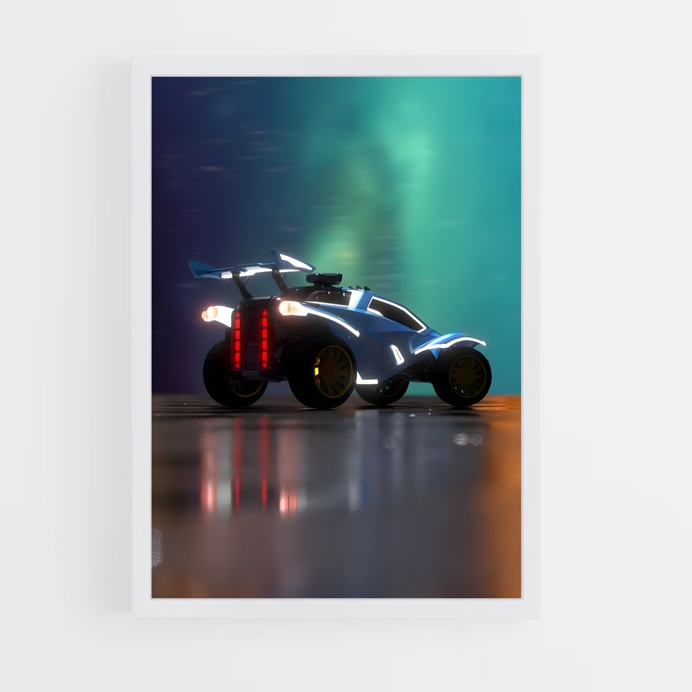 Poster Rocket League Champion (vue 3)