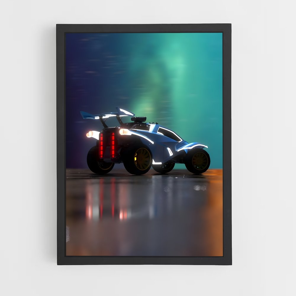 Poster Rocket League Champion (vue 2)