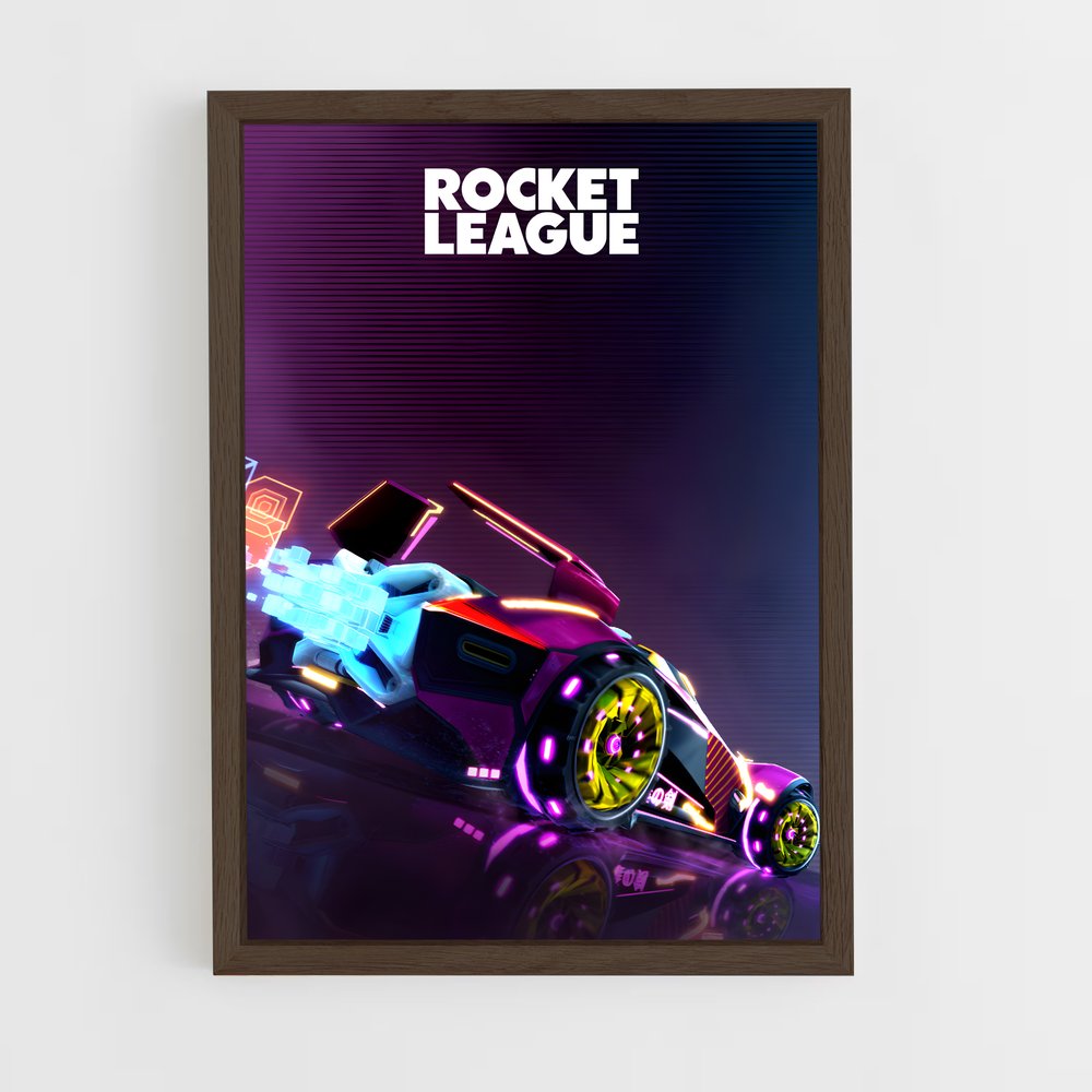 Poster Rocket League Voiture (vue 5)