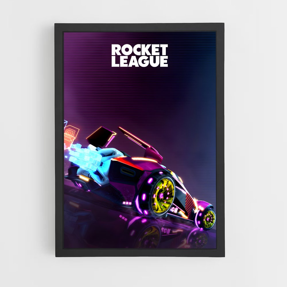Poster Rocket League Voiture (vue 2)