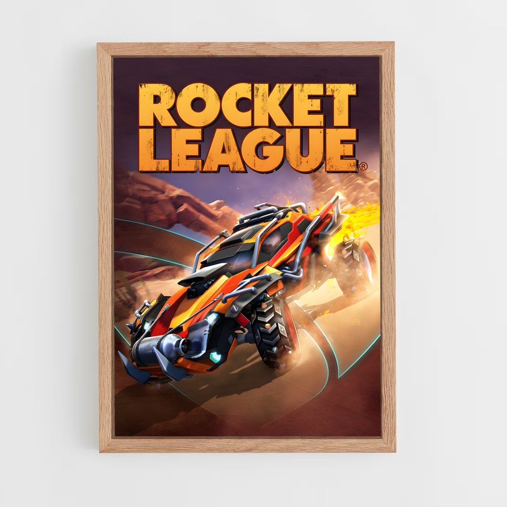 Poster Drift Rocket League (vue 4)