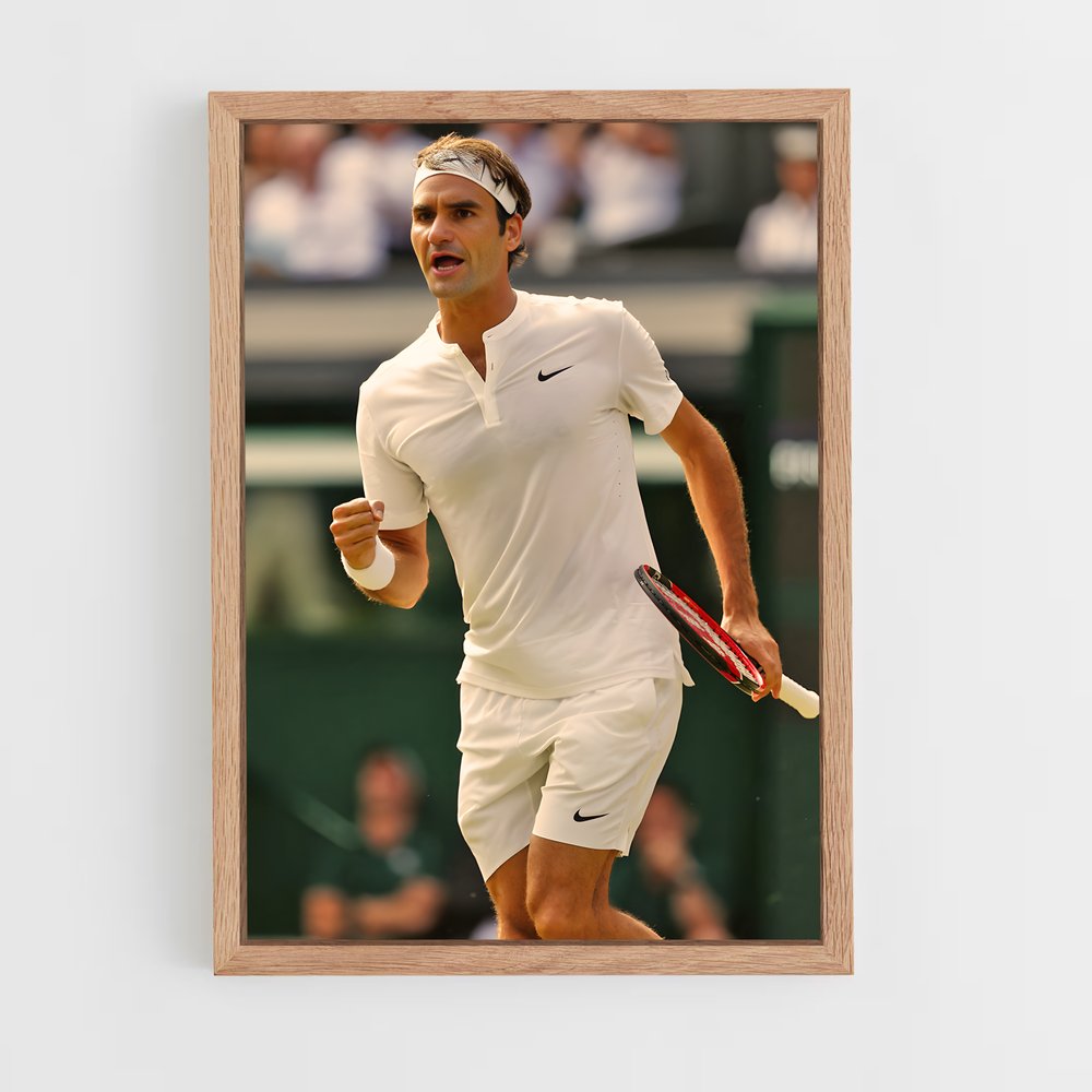Poster Rodger Federer Nike – affiche Tennis (vue 4)
