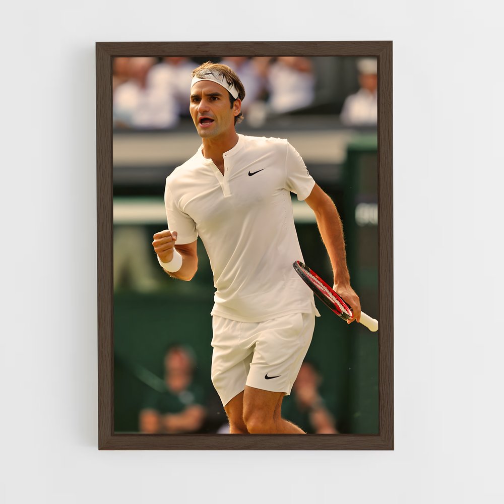 Poster Rodger Federer Nike – affiche Tennis (vue 5)