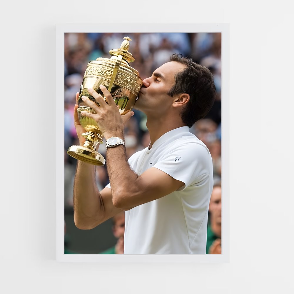 Poster Coupe Rodger Federer – affiche Tennis (vue 3)