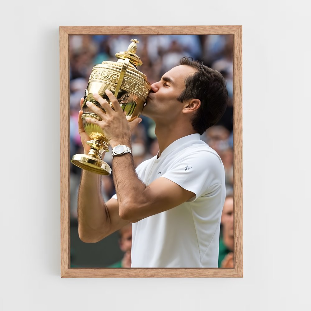 Poster Coupe Rodger Federer – affiche Tennis (vue 4)