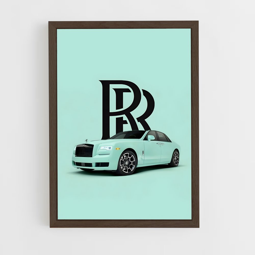 Poster Élégance Mint – affiche Rolls-Royce (vue 5)