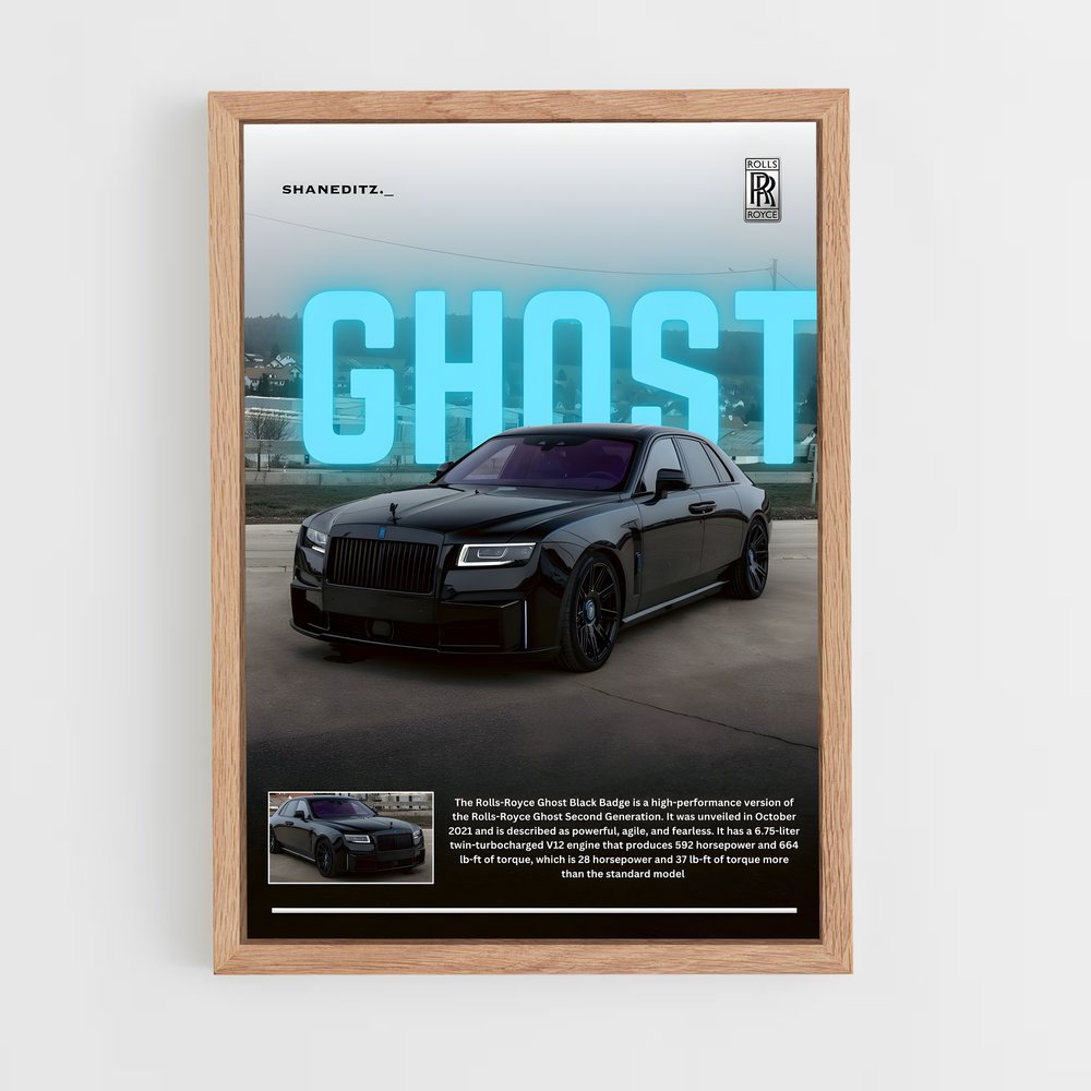 Poster Rolls-Royce Ghost (vue 4)
