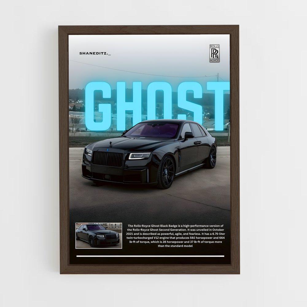 Poster Rolls-Royce Ghost (vue 5)