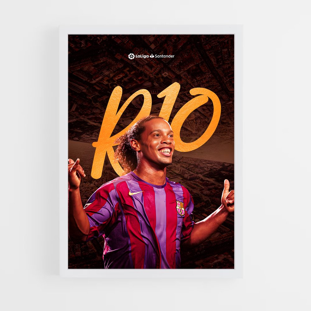 Poster R10 – affiche Football (vue 3)