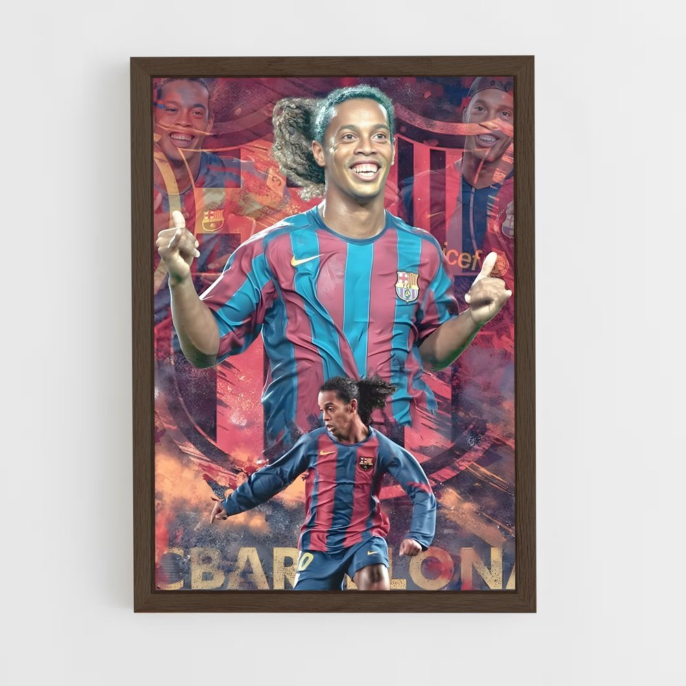 Poster Football Ronaldinho (vue 5)