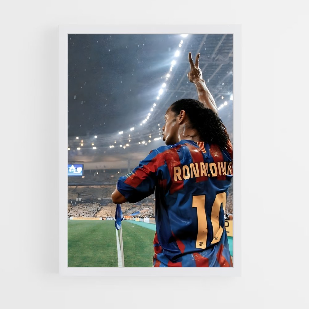 Poster Ronaldinho Corner – affiche Football (vue 3)