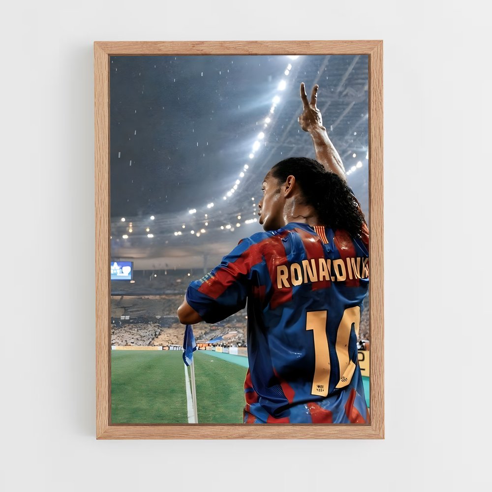 Poster Ronaldinho Corner – affiche Football (vue 4)
