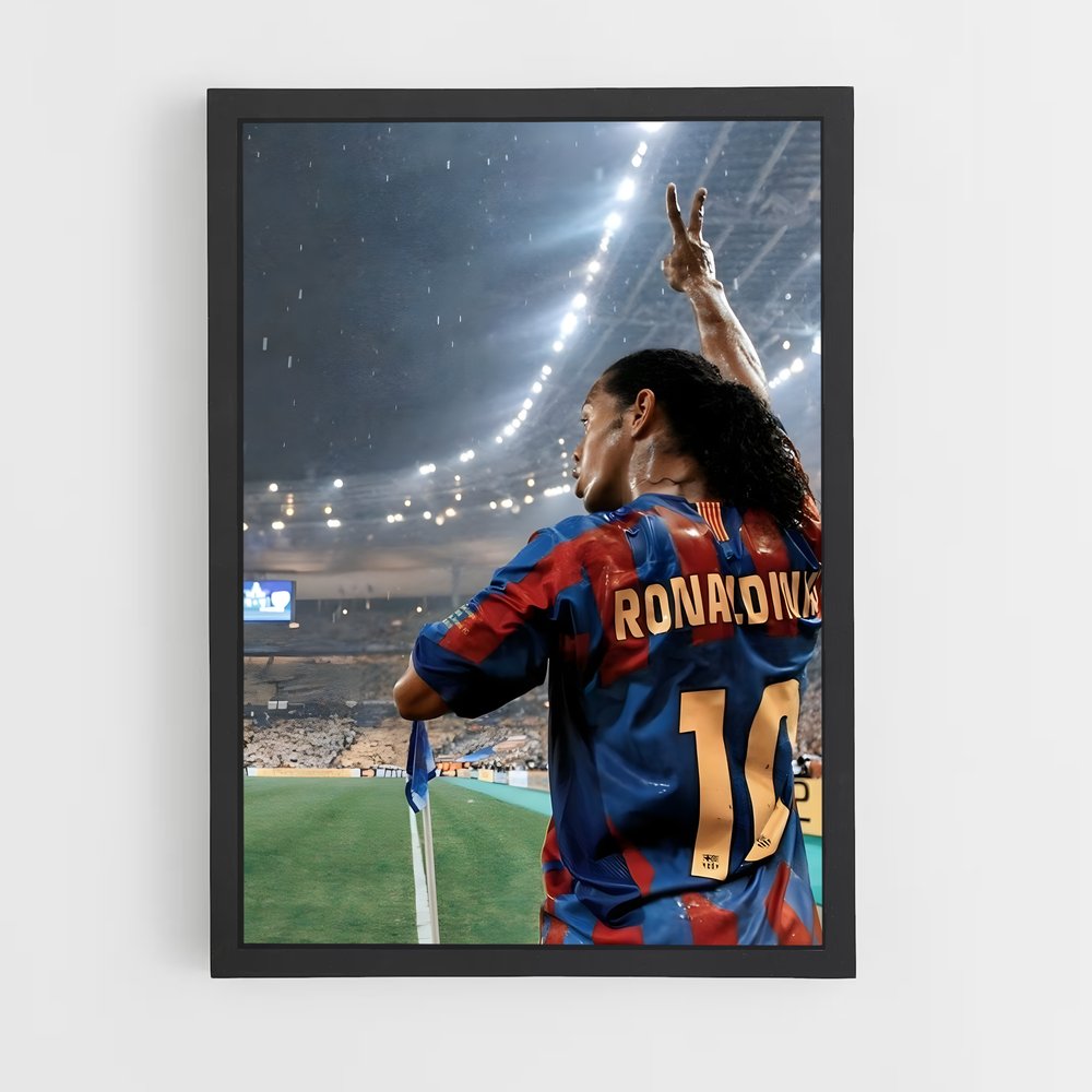 Poster Ronaldinho Corner – affiche Football (vue 2)