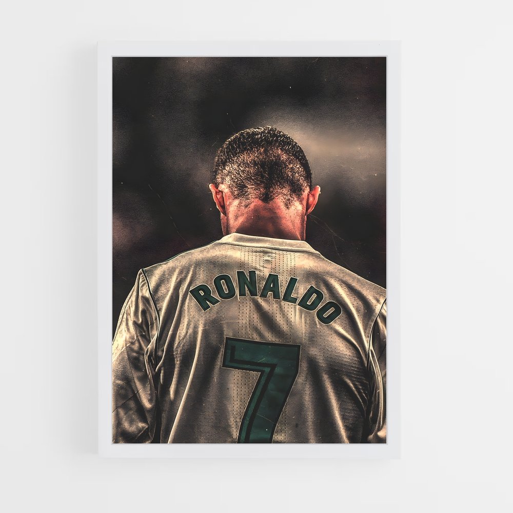 Poster Ronaldo 7 – affiche Football (vue 3)