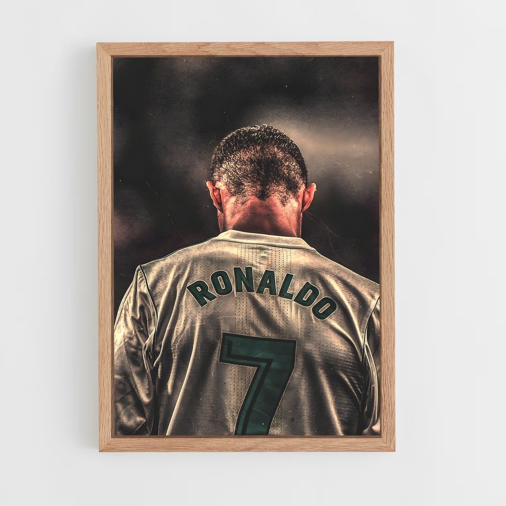 Poster Ronaldo 7 – affiche Football (vue 4)