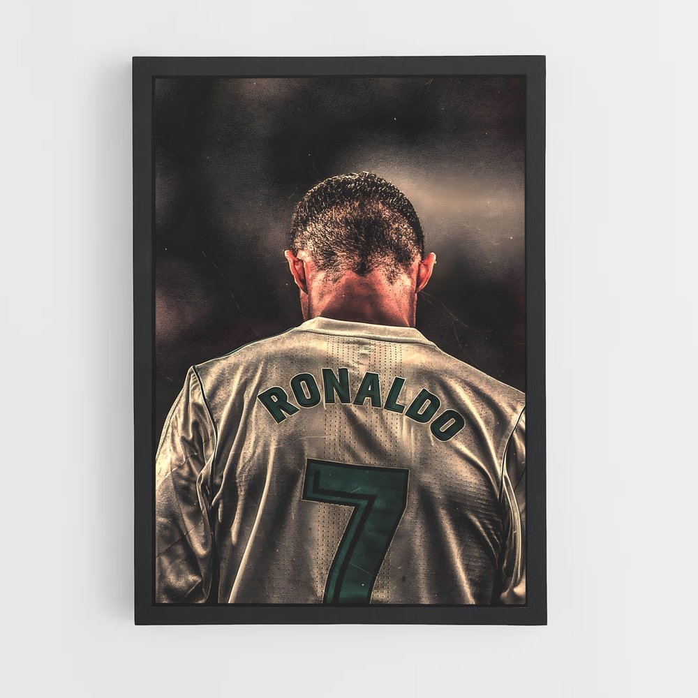 Poster Ronaldo 7 – affiche Football (vue 2)