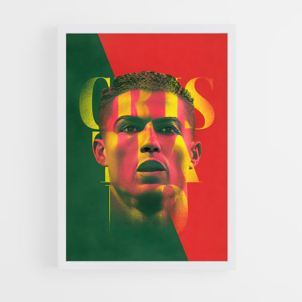 Poster CR7 Portugal – affiche Football (vue 3)