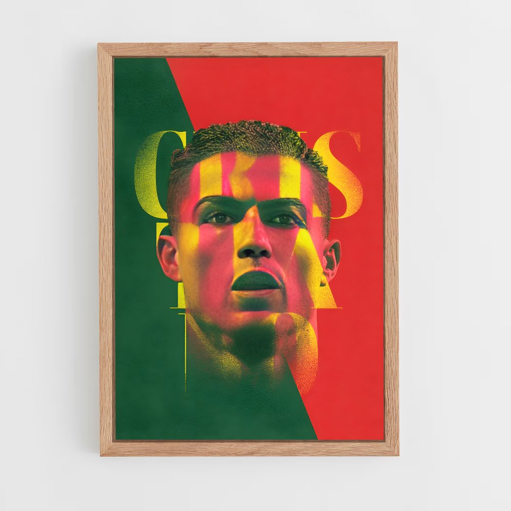 Poster CR7 Portugal – affiche Football (vue 4)