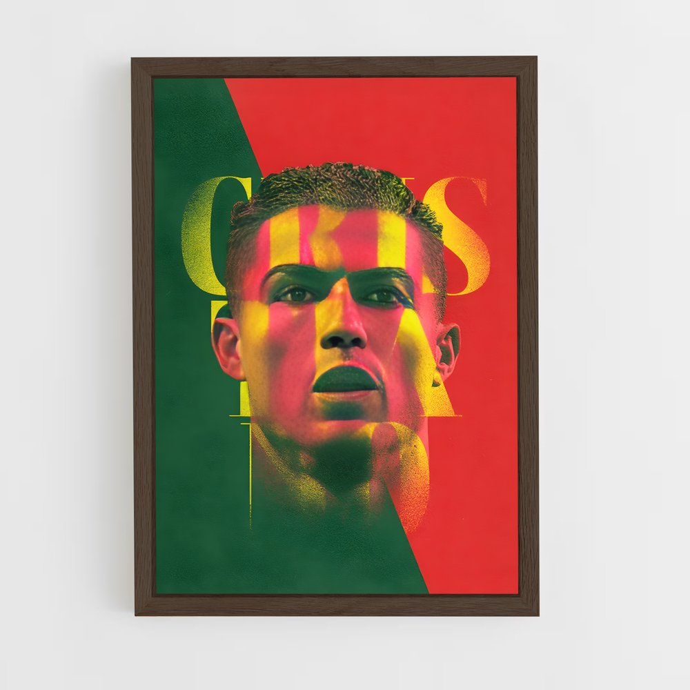 Poster CR7 Portugal – affiche Football (vue 5)