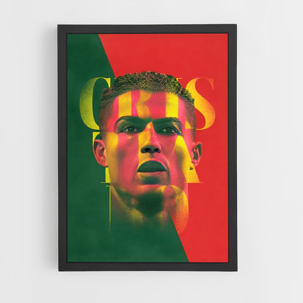 Poster CR7 Portugal – affiche Football (vue 2)