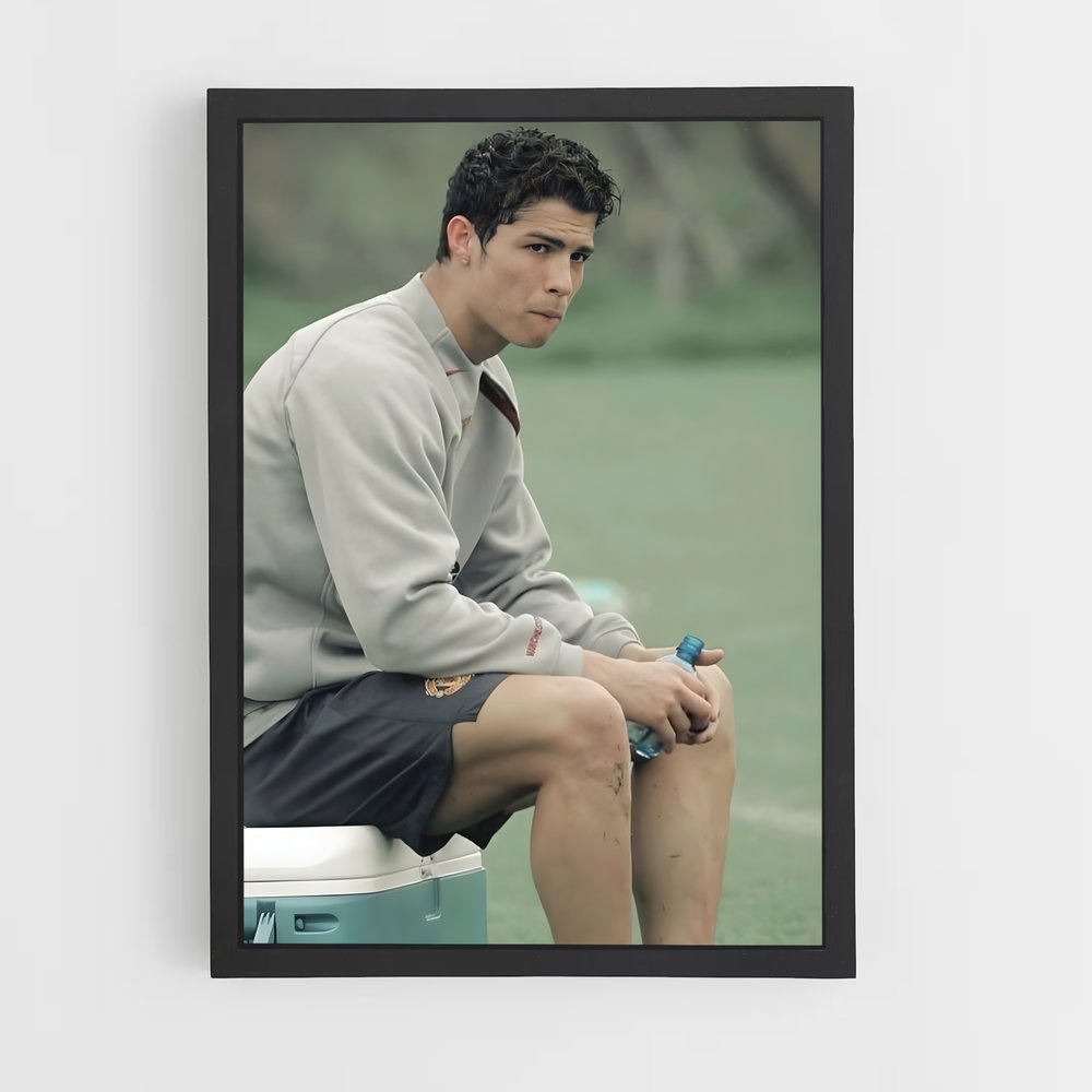 Poster Ronaldo Jeune – affiche Football (vue 2)