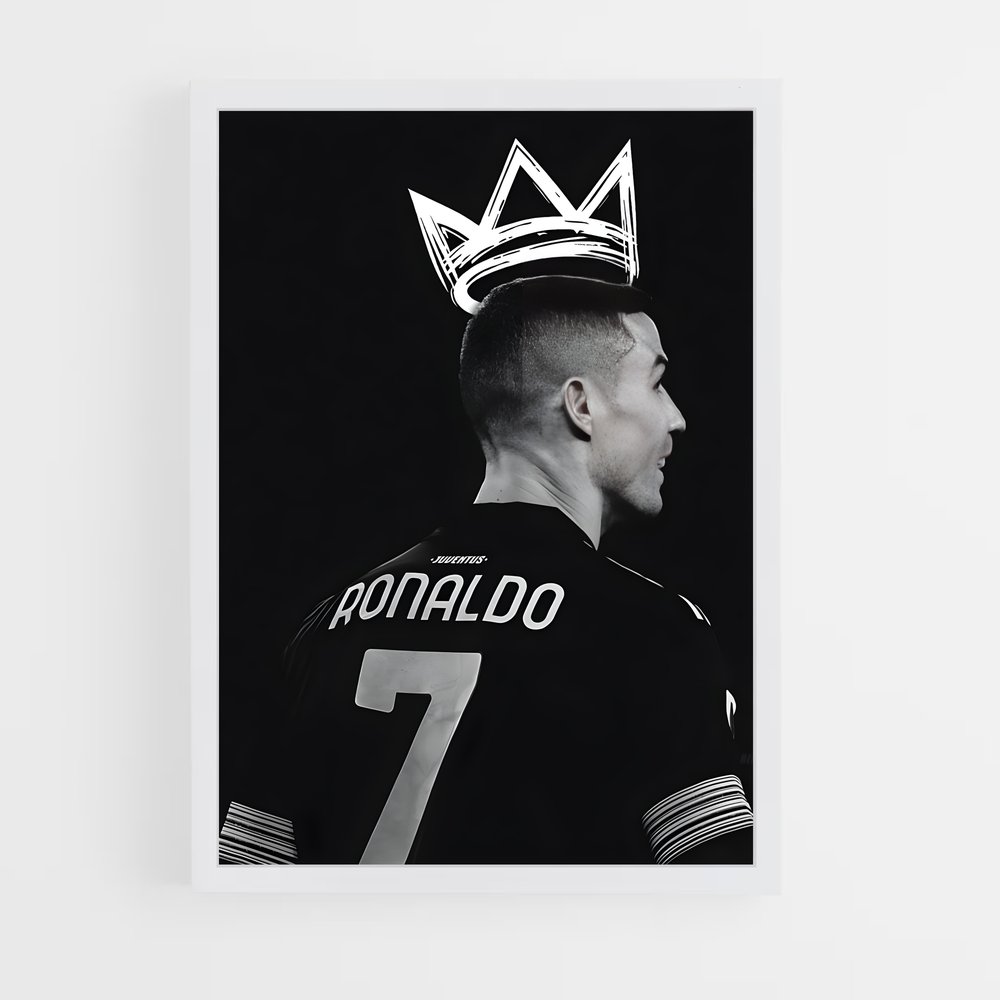 Poster CR7 King – affiche Football (vue 3)