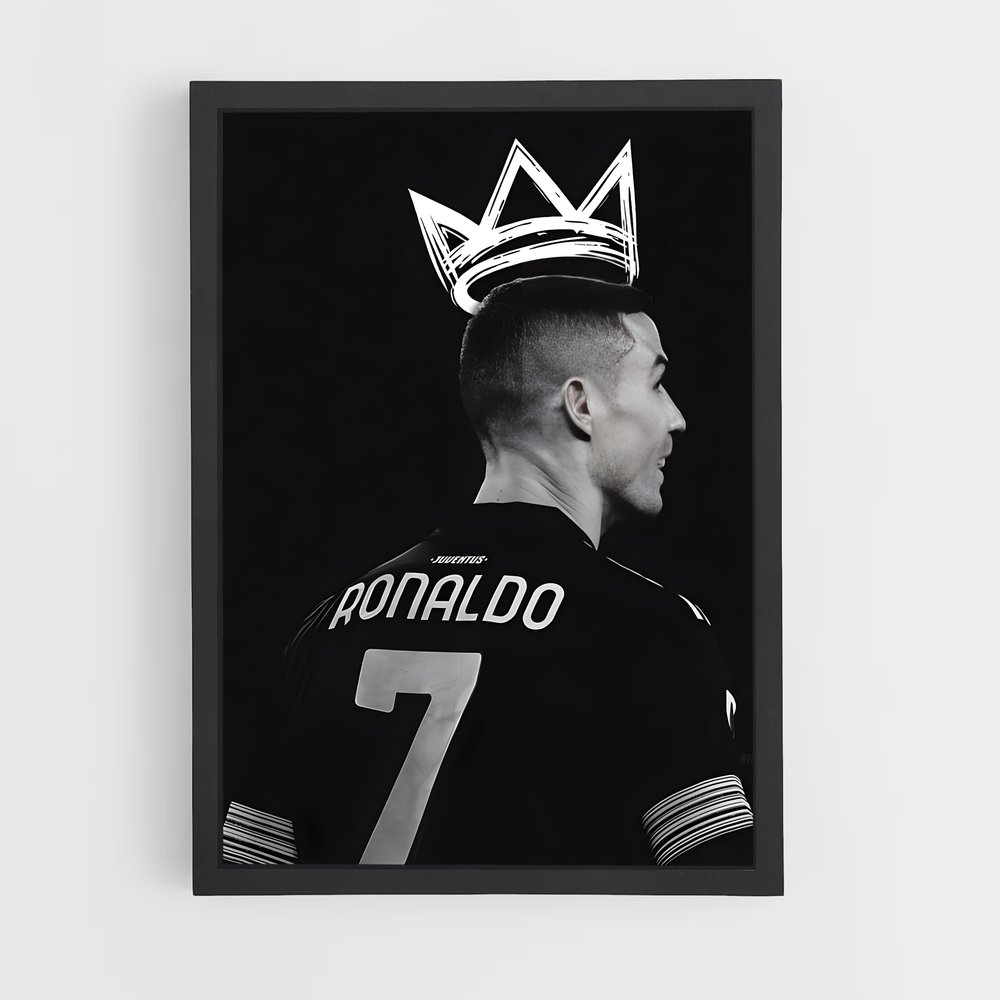 Poster CR7 King – affiche Football (vue 2)