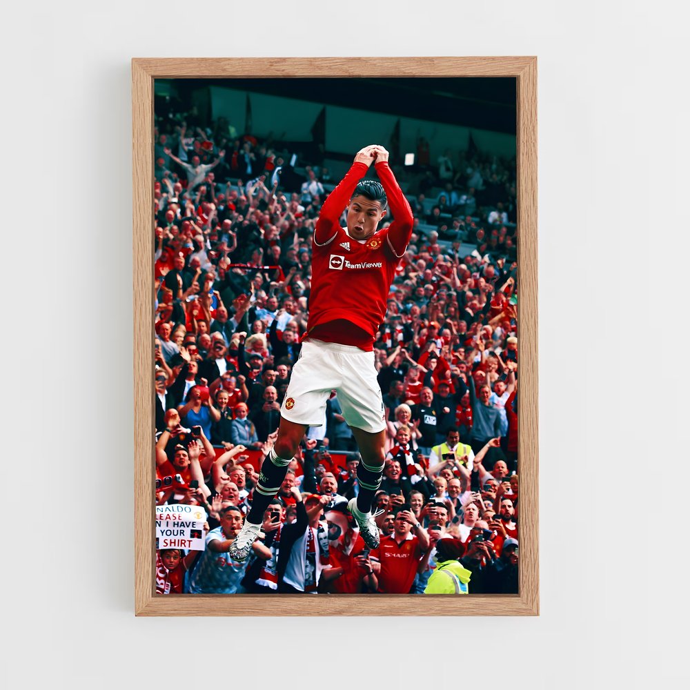 Poster CR7 Saut – affiche Football (vue 4)