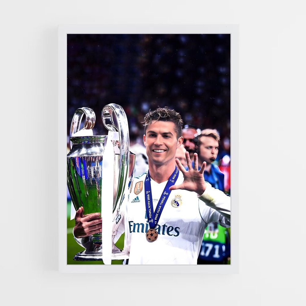 Poster CR7 Coupe – affiche Football (vue 3)