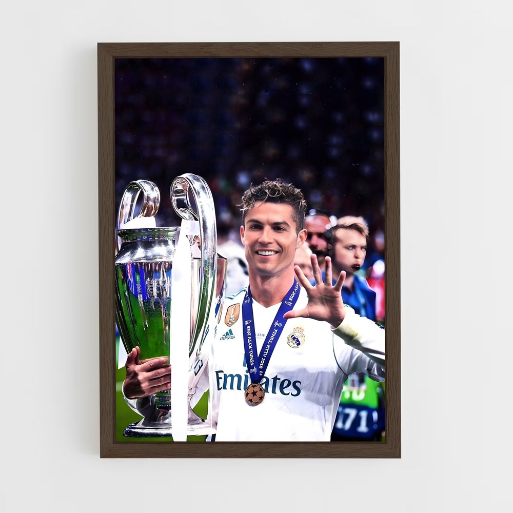 Poster CR7 Coupe – affiche Football (vue 5)