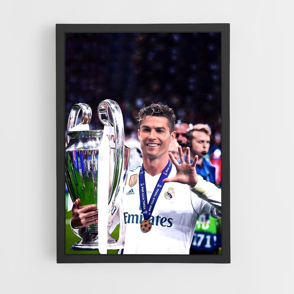 Poster CR7 Coupe – affiche Football (vue 2)