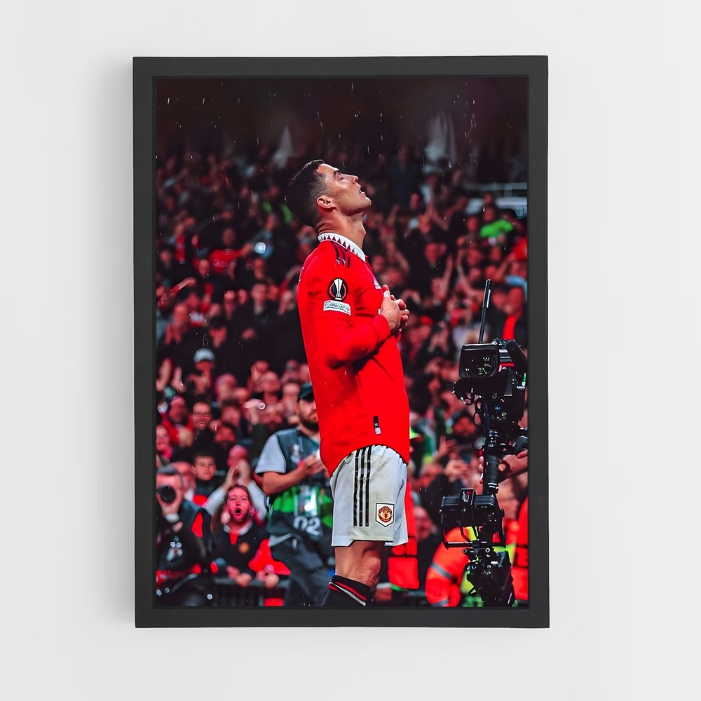 Poster Ronaldo Merci – affiche Football (vue 2)