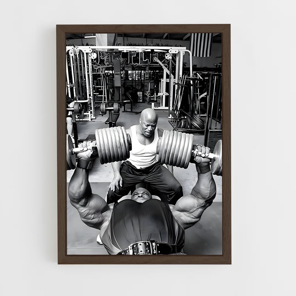 Poster Ronnie Coleman Haltère – affiche Musculation (vue 5)