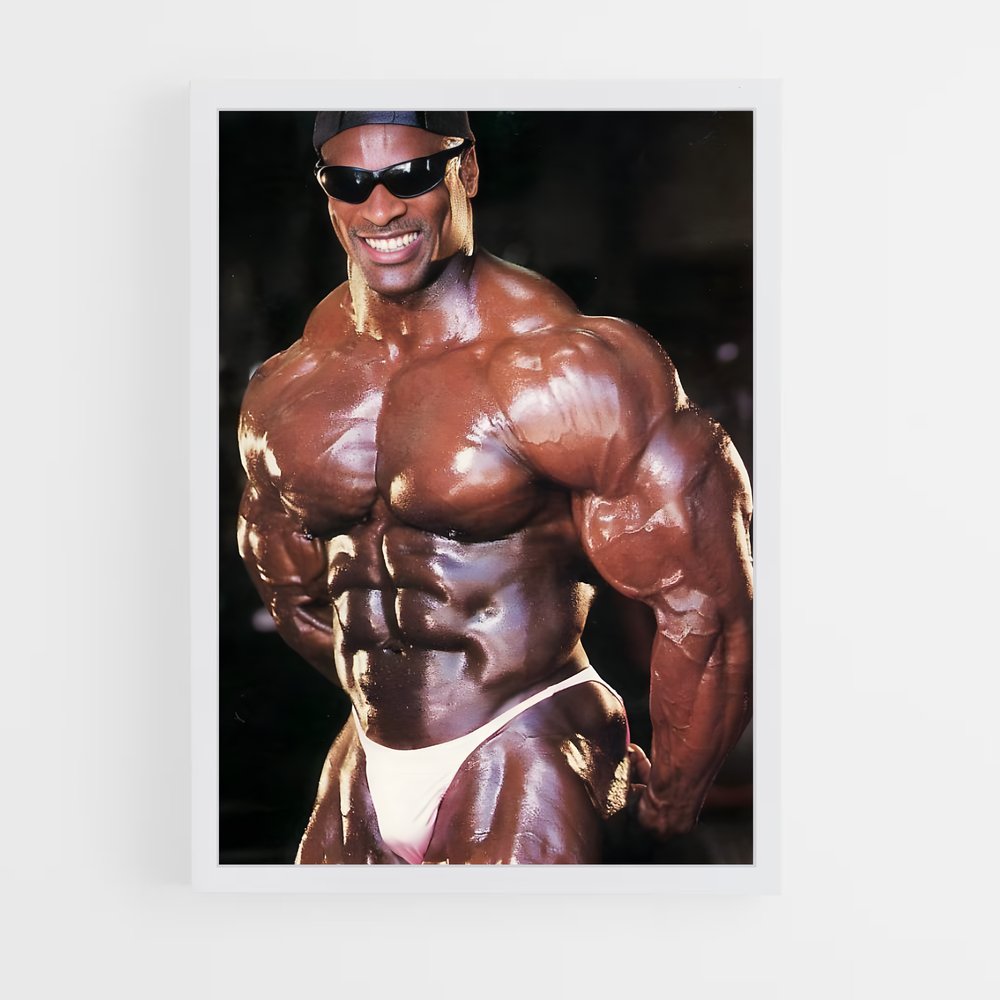 Poster Ronnie Coleman Lunettes – affiche Musculation (vue 3)