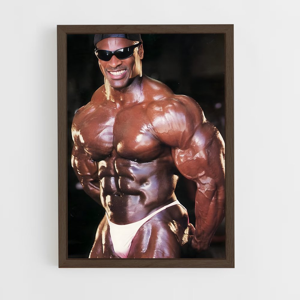 Poster Ronnie Coleman Lunettes – affiche Musculation (vue 5)
