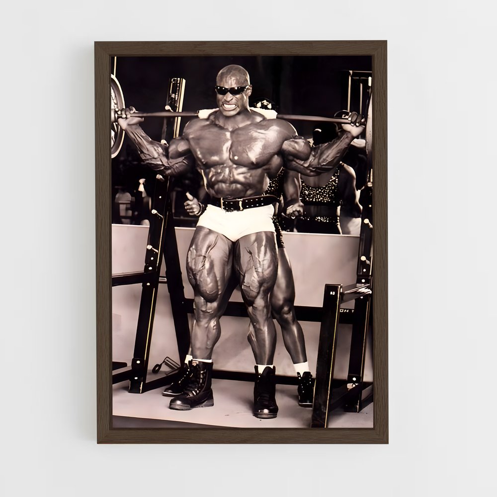 Poster Ronnie Coleman Squat – affiche Musculation (vue 5)