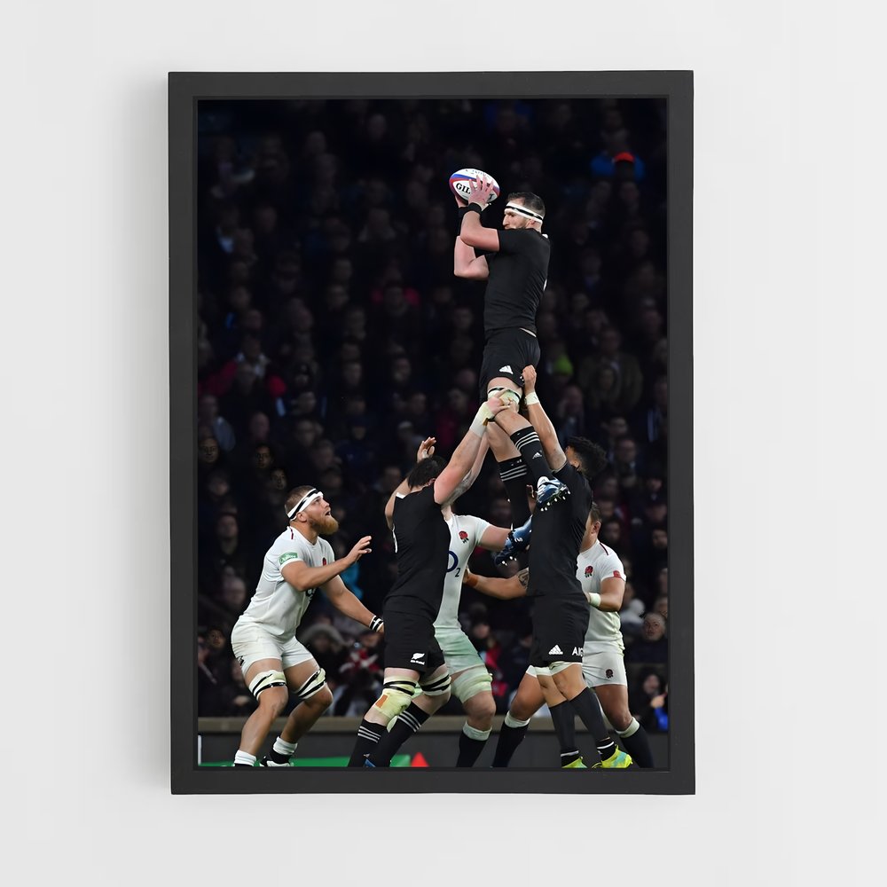 Poster All Blacks – affiche Rugby (vue 2)