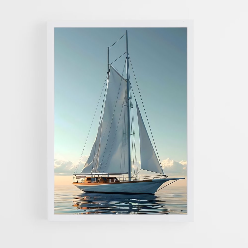 Poster Voilier Sérénité – affiche Voiliers (vue 3)