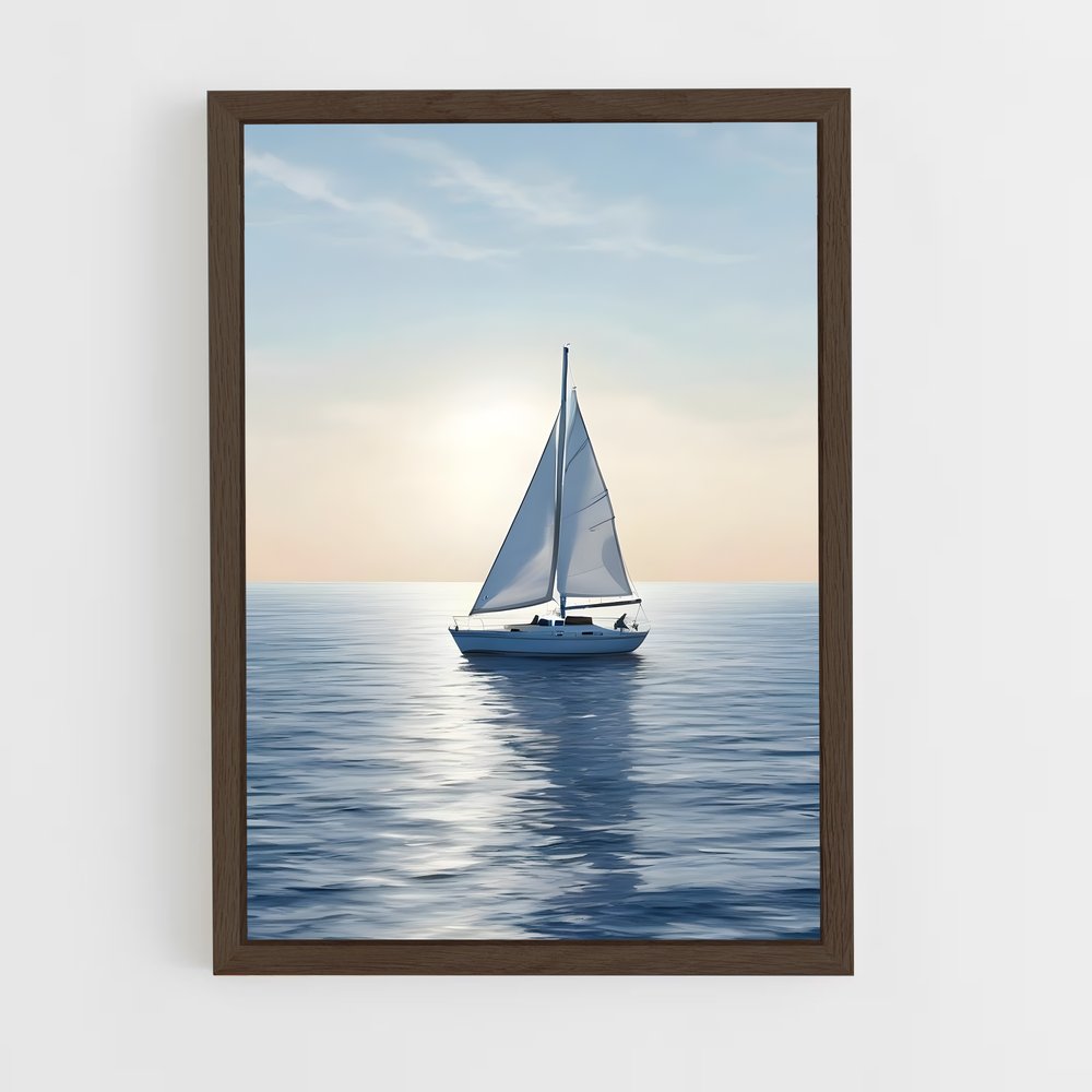 Poster Tranquillité à Voile – affiche Voiliers (vue 5)