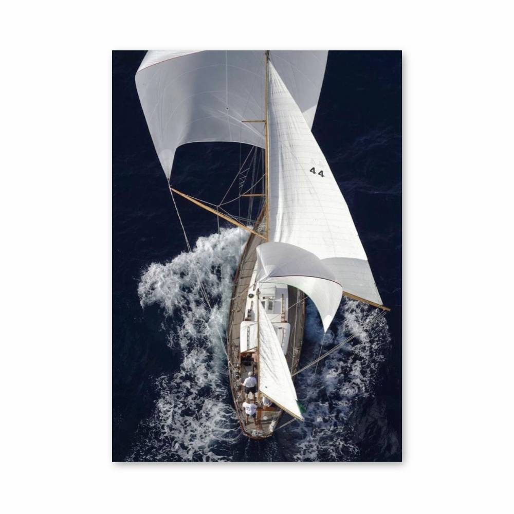 Poster Voilier en Mer