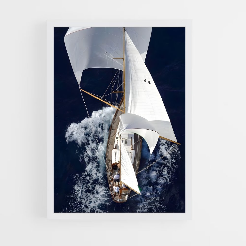 Poster Voilier en Mer – affiche Voiliers (vue 3)
