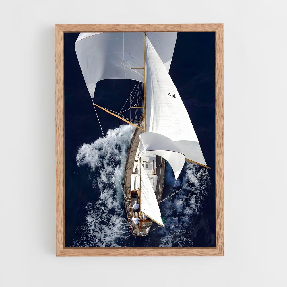 Poster Voilier en Mer – affiche Voiliers (vue 4)
