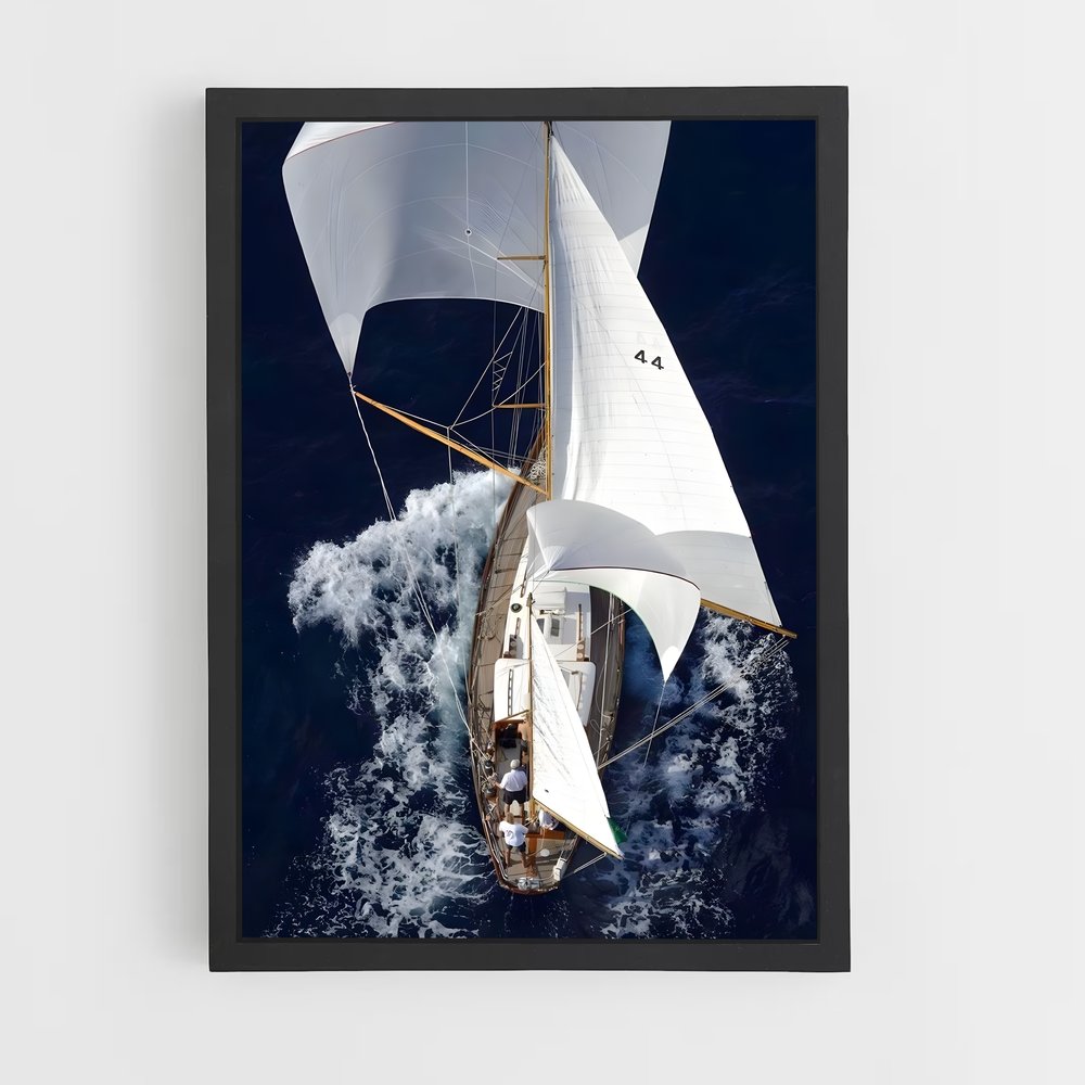 Poster Voilier en Mer – affiche Voiliers (vue 2)