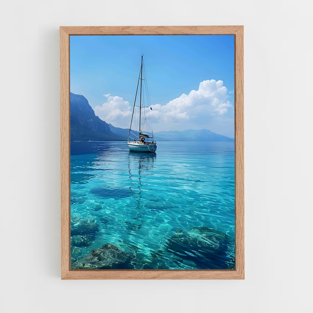 Poster Sérénité Maritime – affiche Voiliers (vue 4)