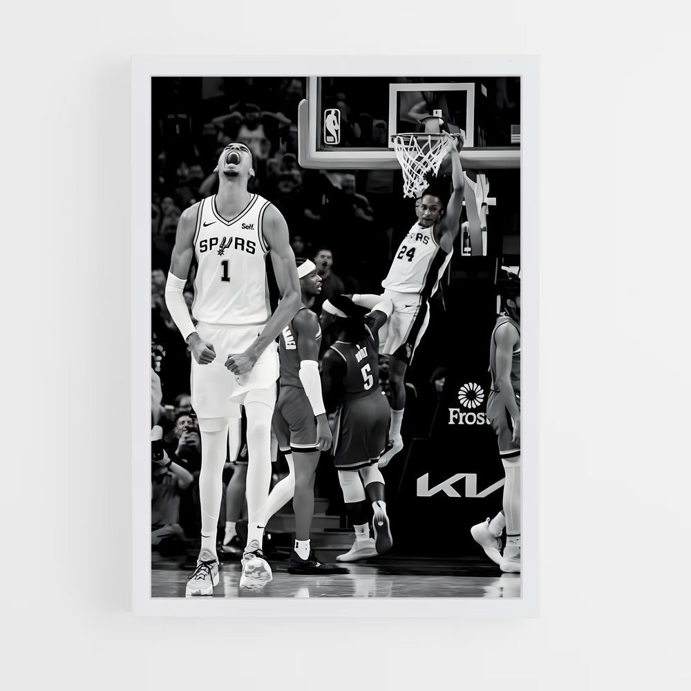 Poster Élan Victorieux – affiche Basketball (vue 3)