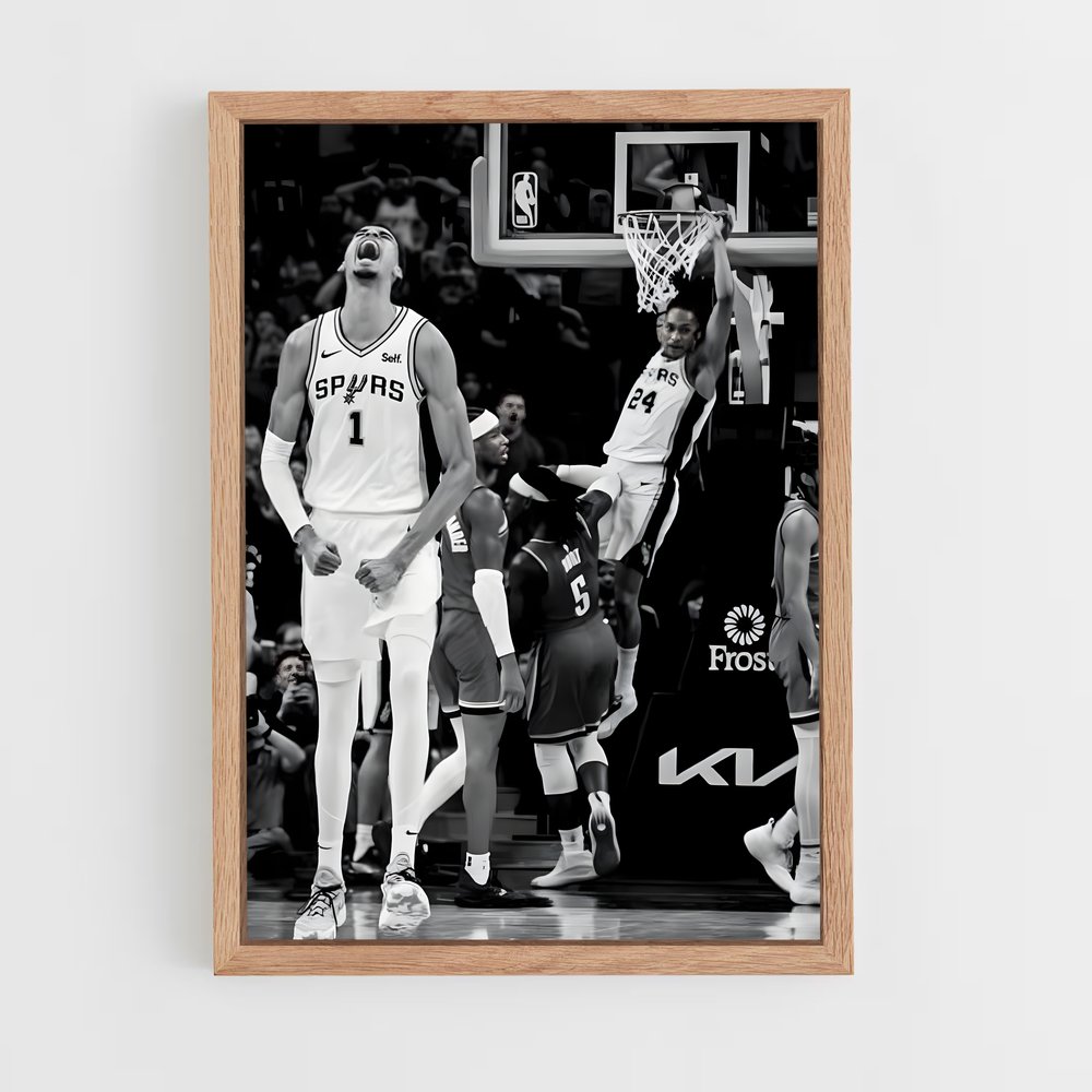 Poster Élan Victorieux – affiche Basketball (vue 4)